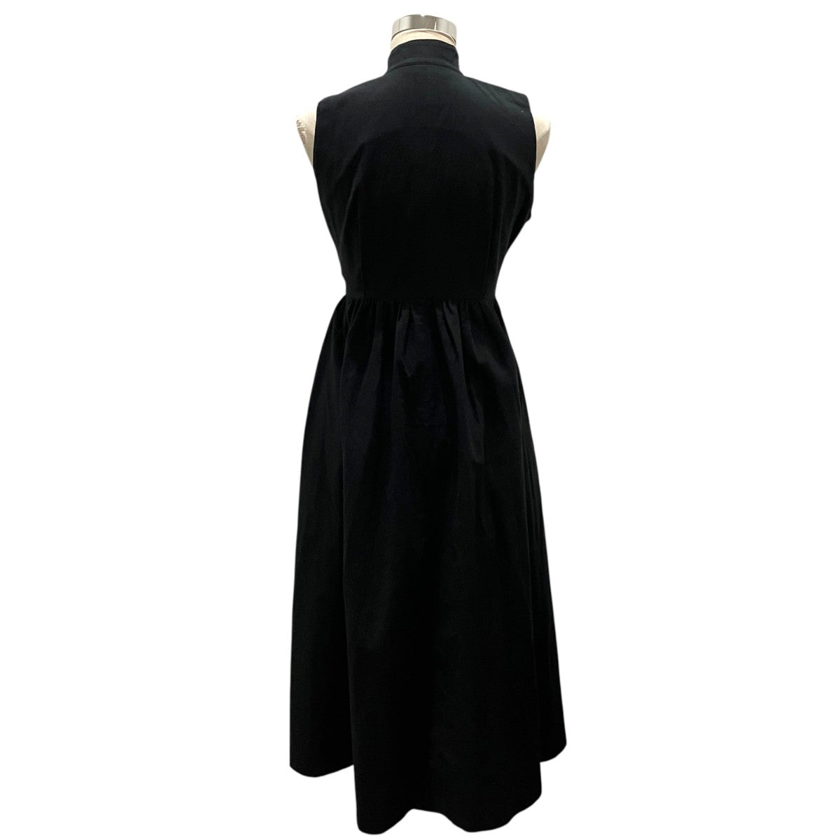 26SS【classical linen gather onepiece】ノースリーブワンピースFF2610P22 bk m
