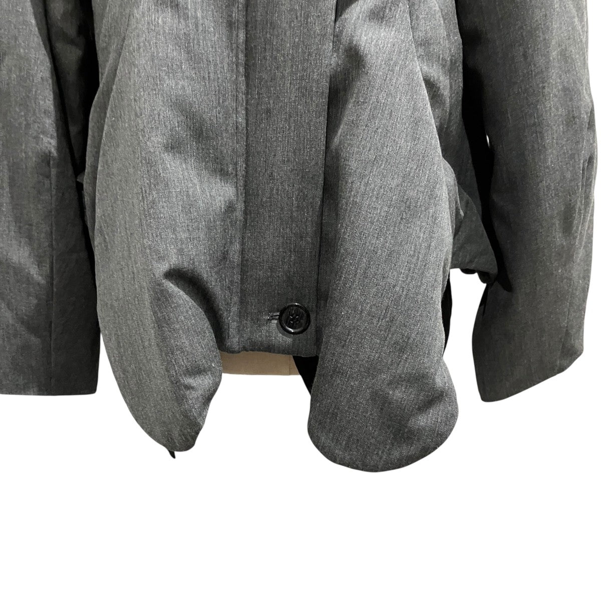 25SS【VEST ON FLARE COAT】ドッキングコート300IS230-0361