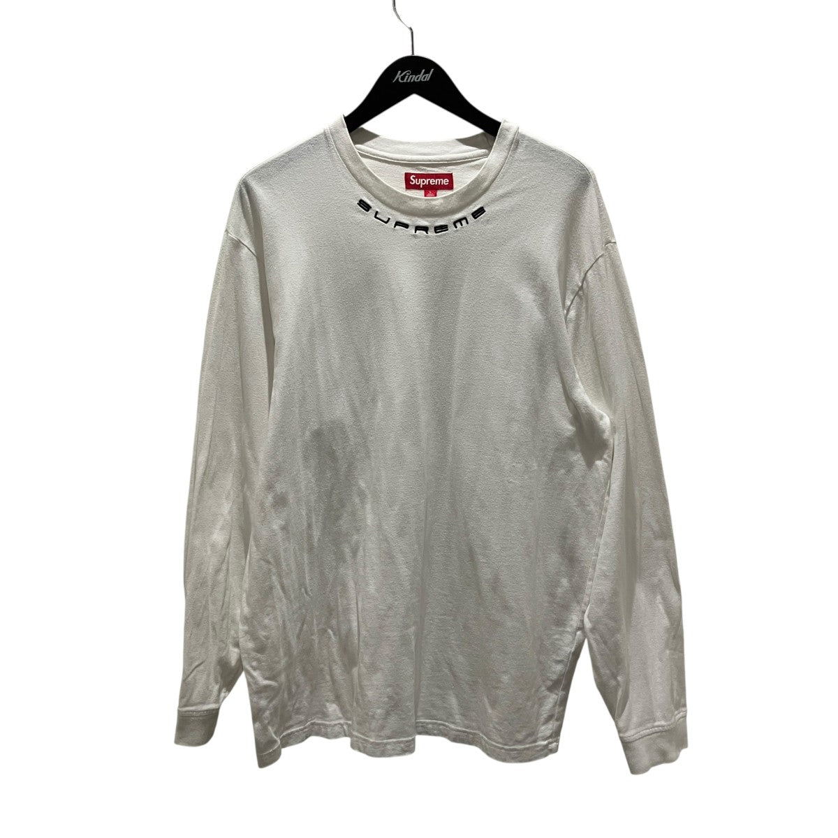 Supreme 長袖カットソーCollar Logo L/S Top 古着・中古-1枚目のアイテム画像