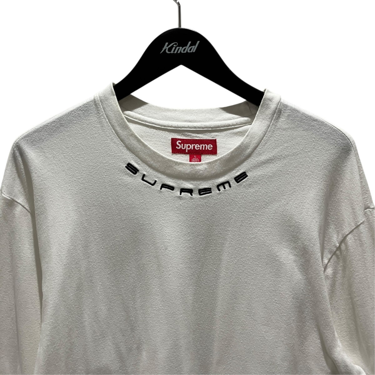 Supreme 長袖カットソーCollar Logo L/S Top 古着・中古-3枚目のアイテム画像