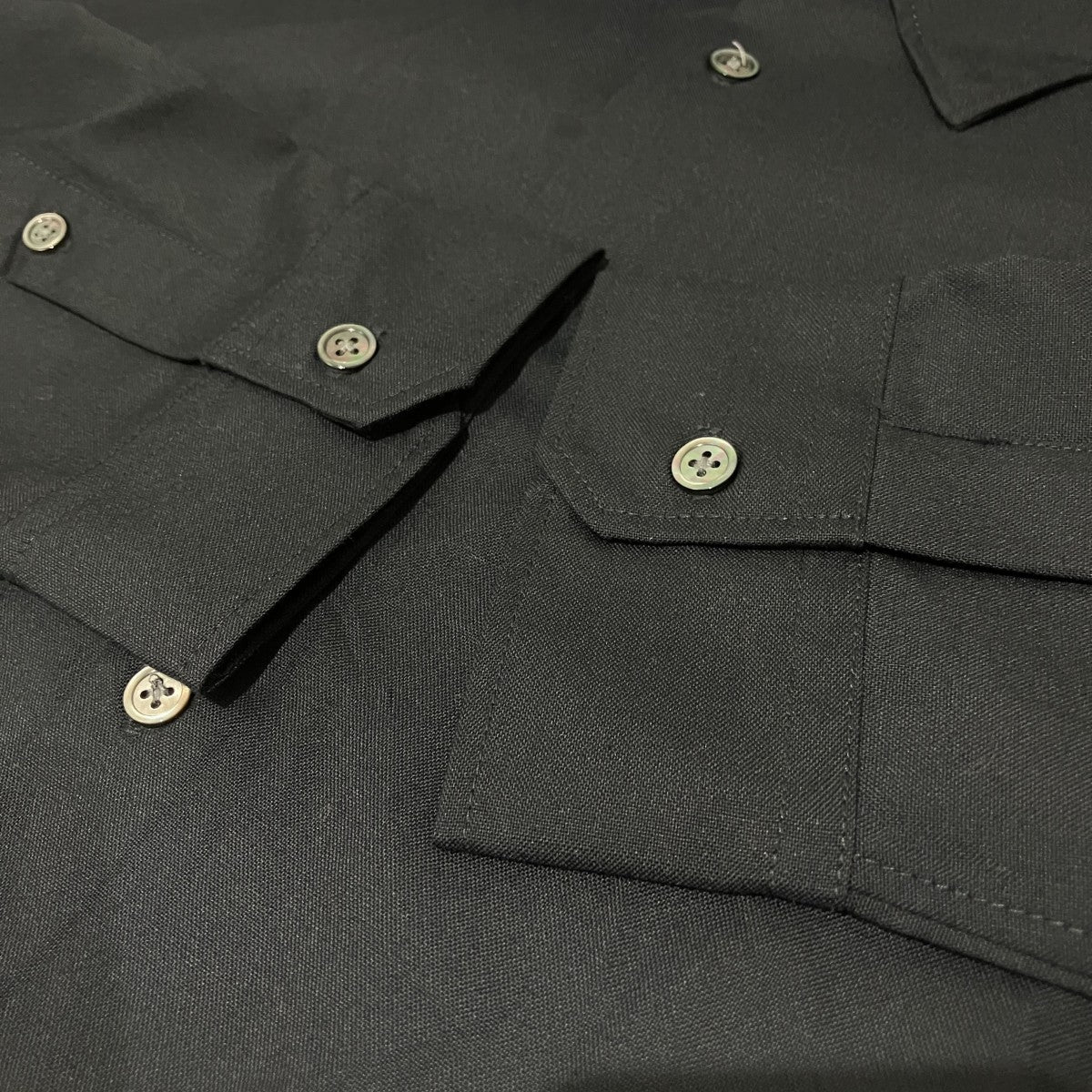 BODHI 26AW【ATTITUDE ／ CASHMERE SHIRT LS】カシミヤブロードシャツBD26AW-AT001 古着・中古-5枚目のアイテム画像