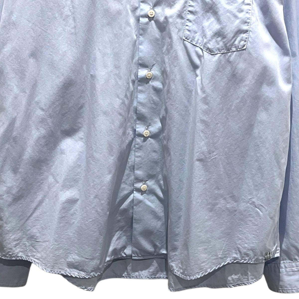 26SS【HEGEL SHIRT L／S】コットンシャツ0126105011010