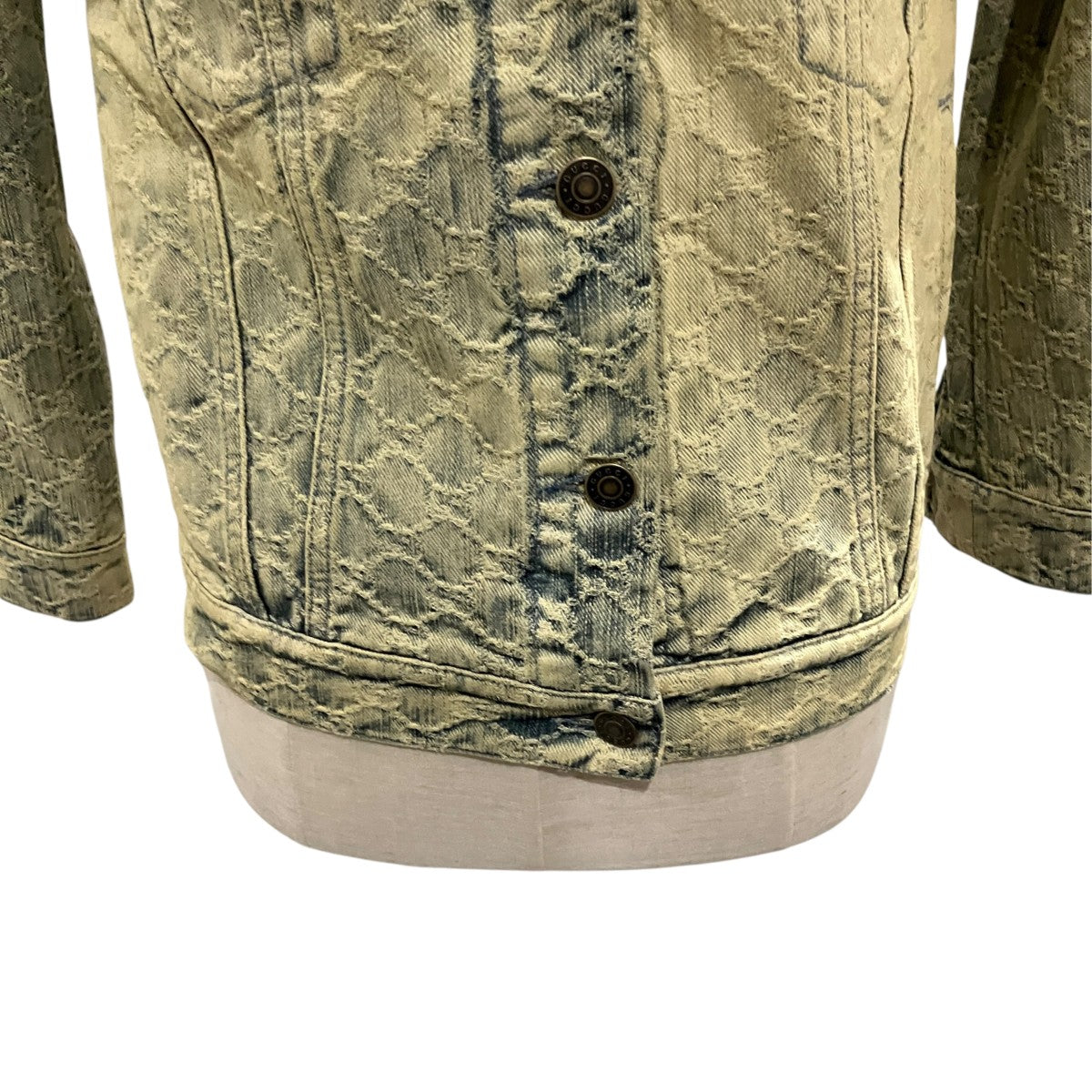 GUCCI GG柄ジャガードデニムジャケット678791 XDBOK 古着・中古-4枚目のアイテム画像