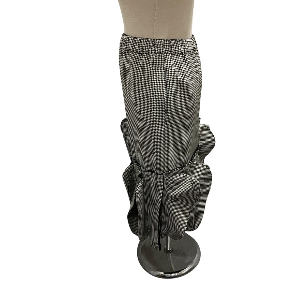 COMME des GARCONS 24AW千鳥格子エステルフリルスカートGN-S006 古着・中古-5枚目のアイテム画像