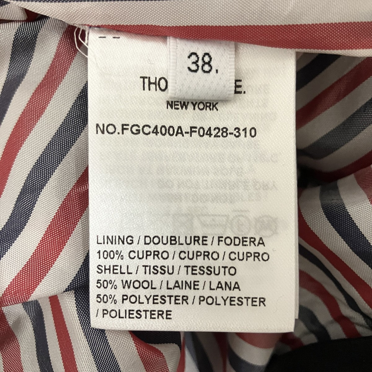 Thom Browne(トム・ブラウン) チェックウリーツスカートFGC400A-F0428