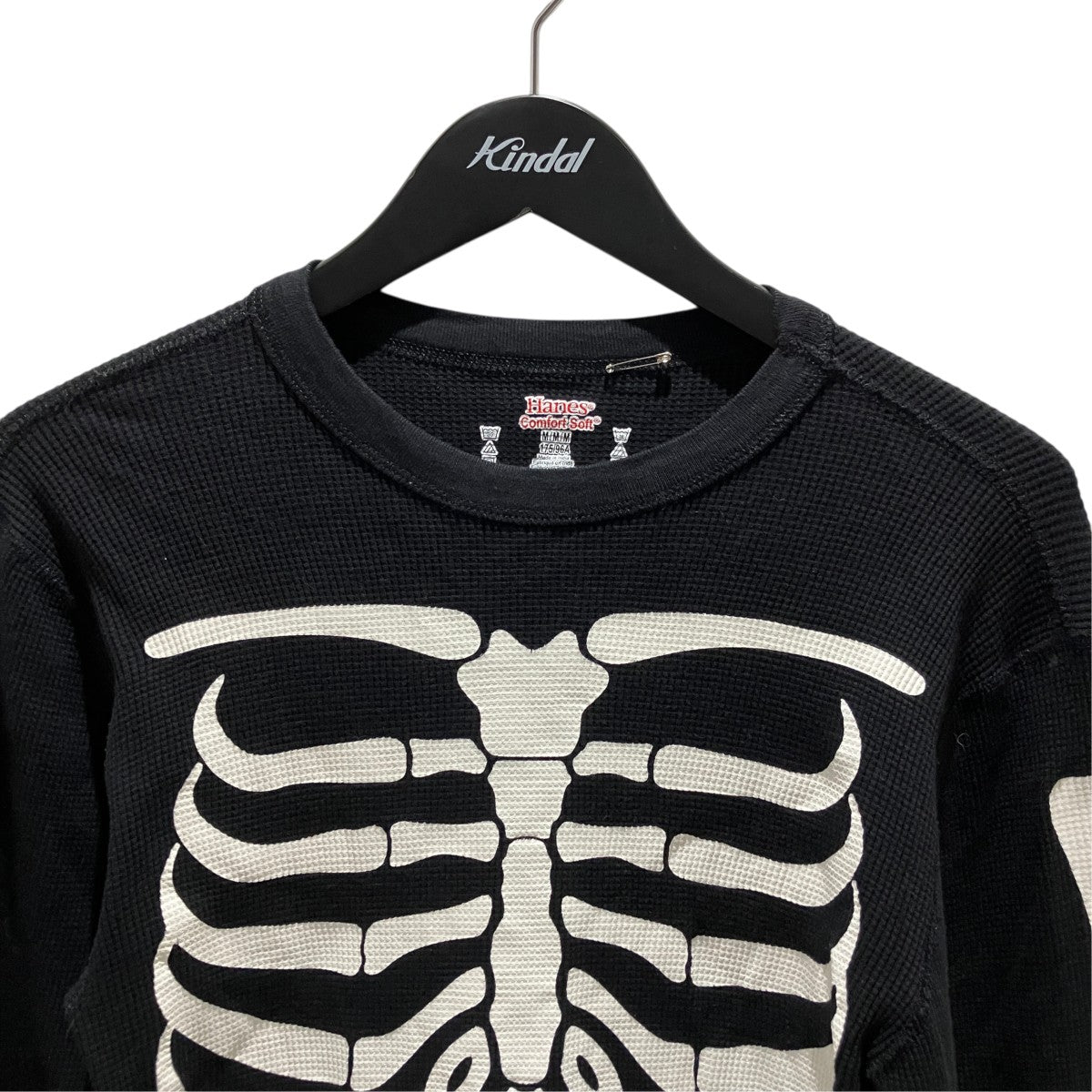 Supreme×Hanes Bones Thermal Crewボーンプリントサーマルカットソー 古着・中古-3枚目のアイテム画像