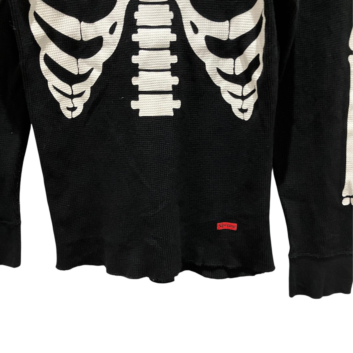 Supreme×Hanes Bones Thermal Crewボーンプリントサーマルカットソー 古着・中古-4枚目のアイテム画像