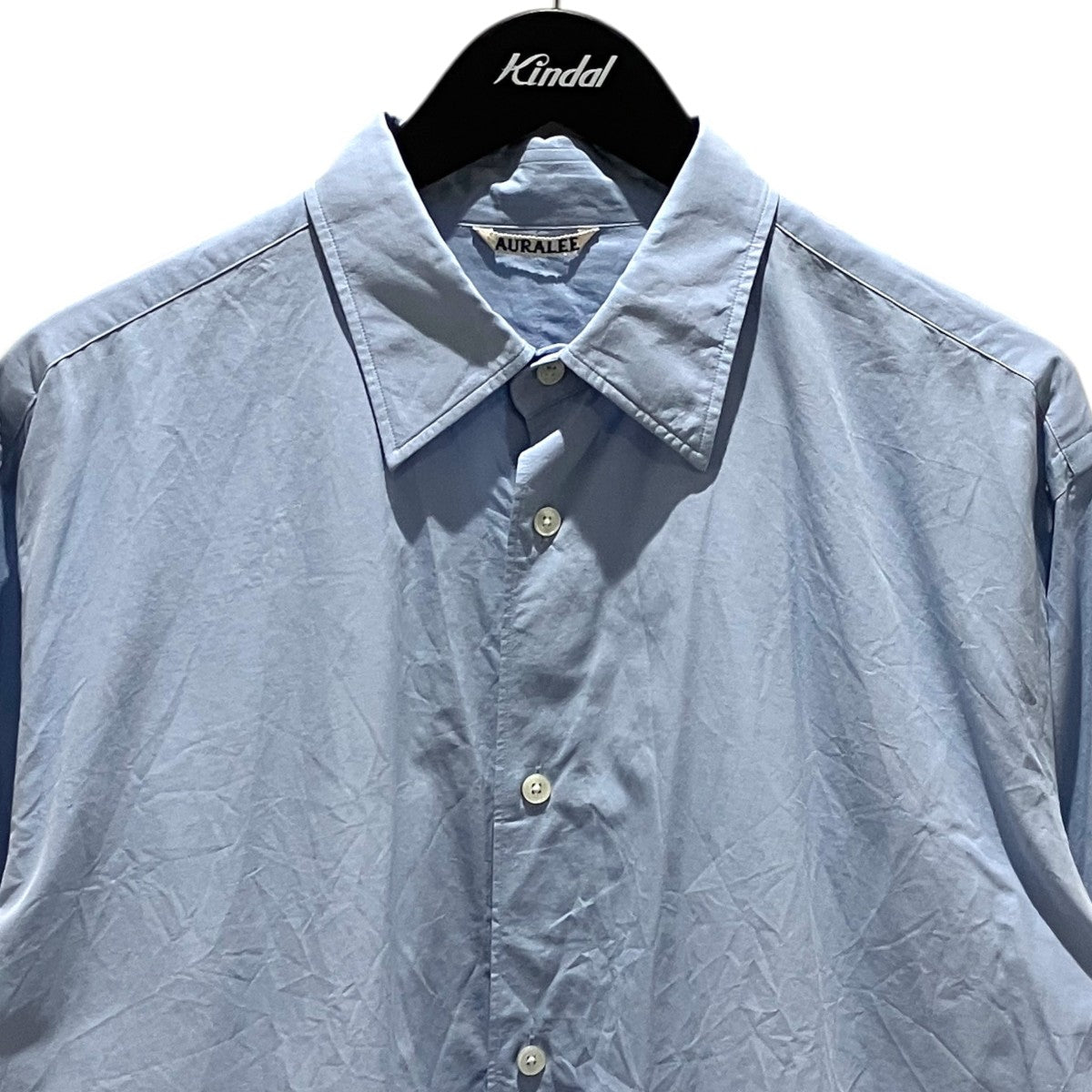 26SS【WASHED FINX WEATHER CHAMBRAY SHIRT】コットンシャツA26SS01FH