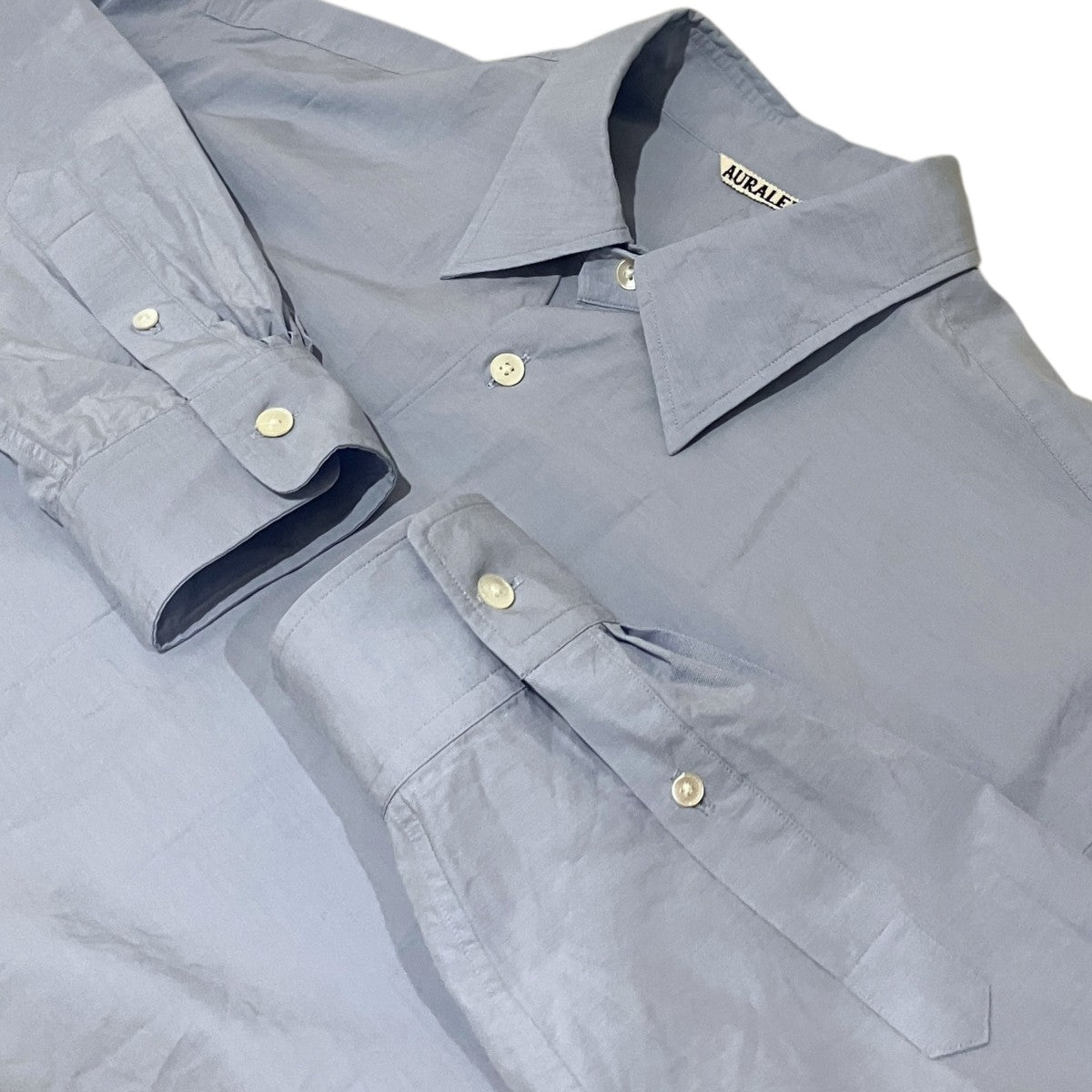 26SS【WASHED FINX WEATHER CHAMBRAY SHIRT】コットンシャツA26SS01FH