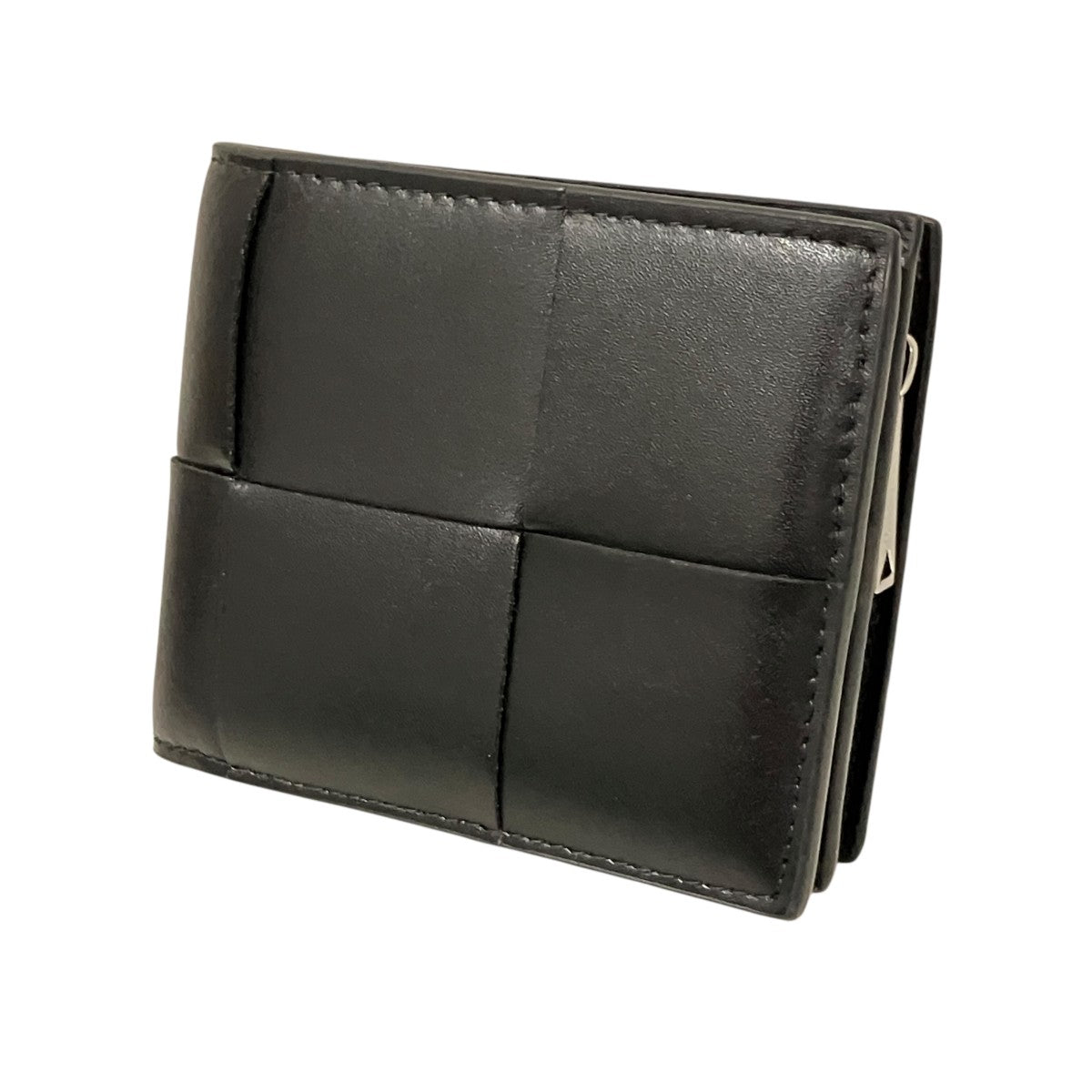 BOTTEGA VENETA 【スモールカセット 二つ折りファスナーウォレット】2つ折り財布 古着・中古-1枚目のアイテム画像