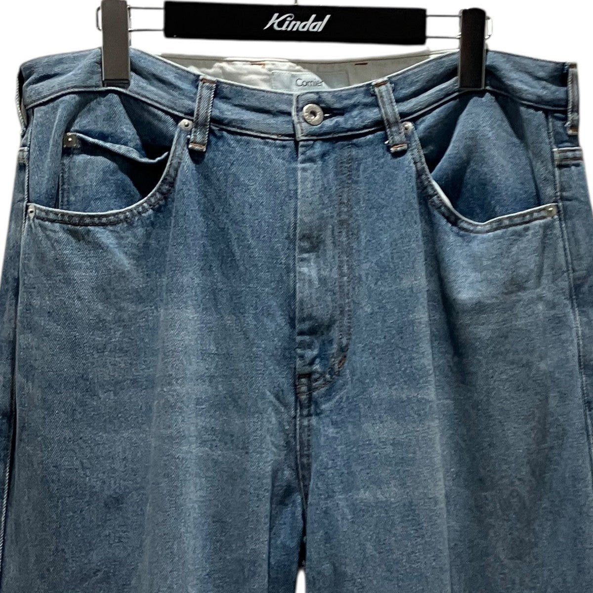 26SSシルク混デニムパンツ