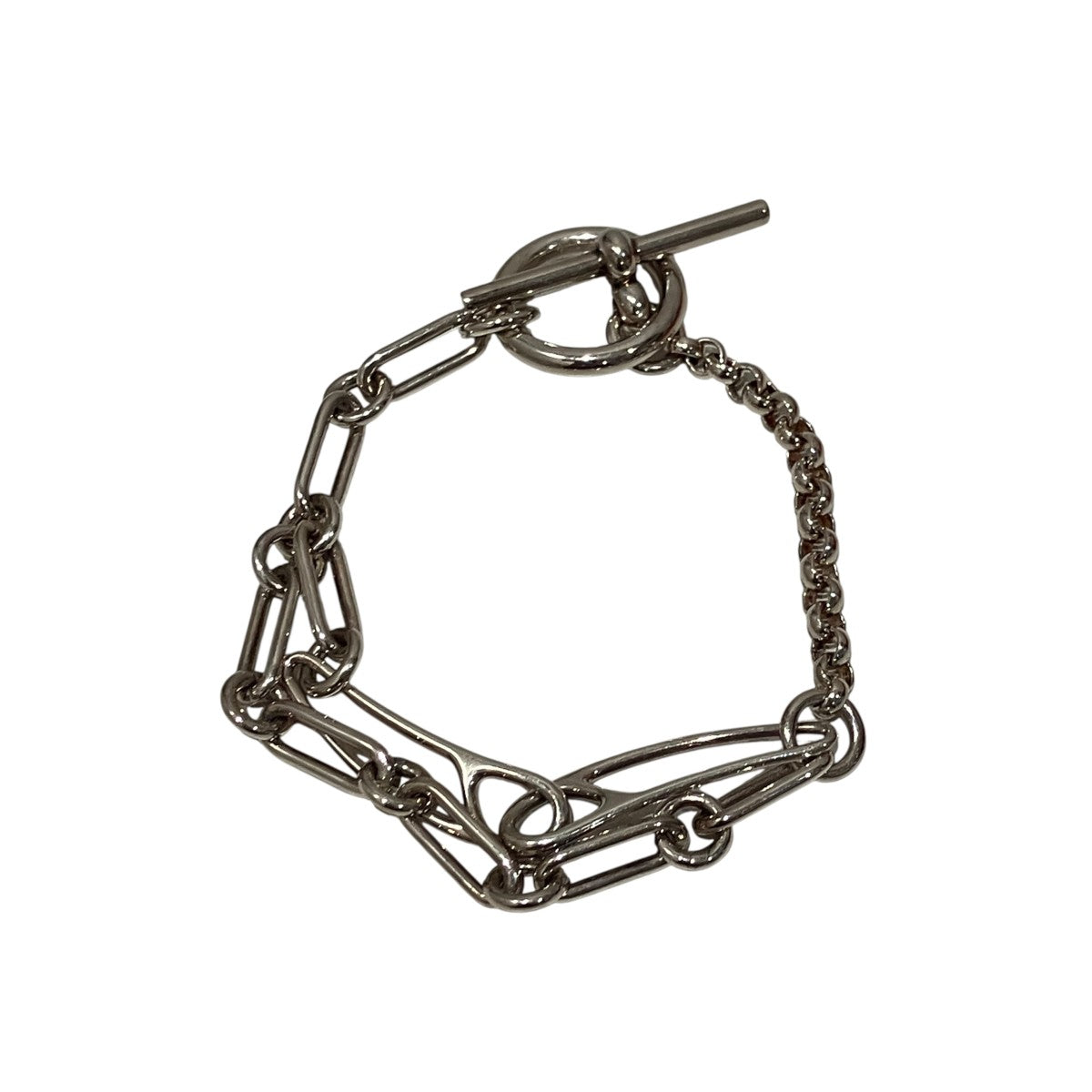 HERMES 【シェーヌダンクルパンク】チェーンブレスレット 古着・中古-1枚目のアイテム画像