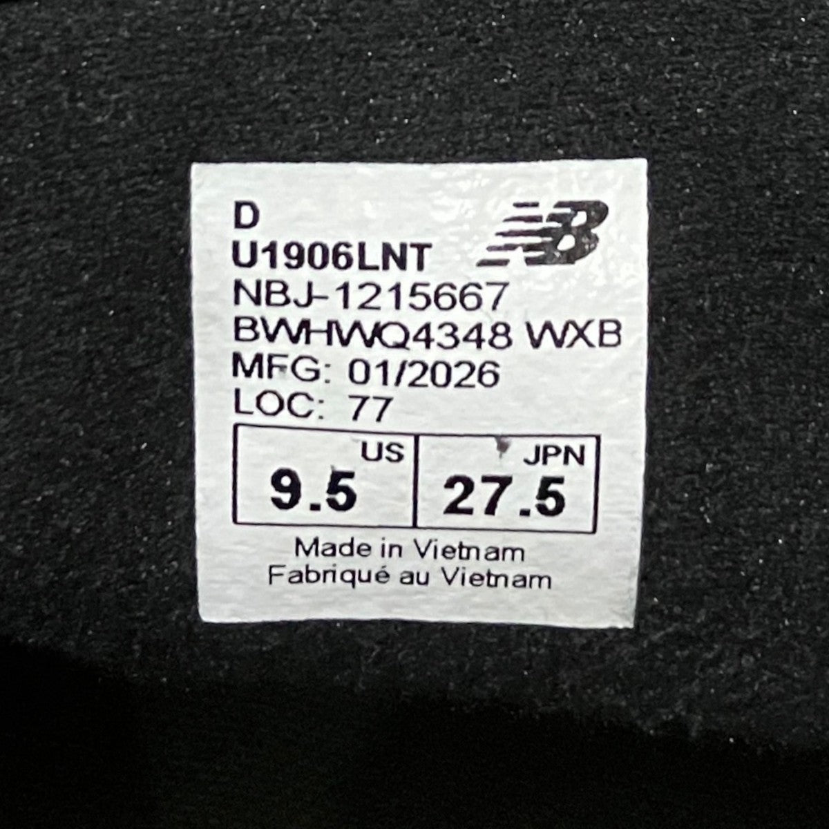 スニーカーローファーU1906LNT