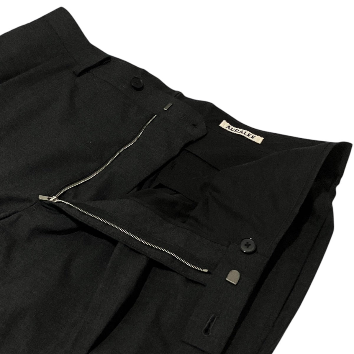 25SS【LIGHT WOOL MAX GABARDINE TWOｰTUCK SLACKS 】スラックスA25SP03MG