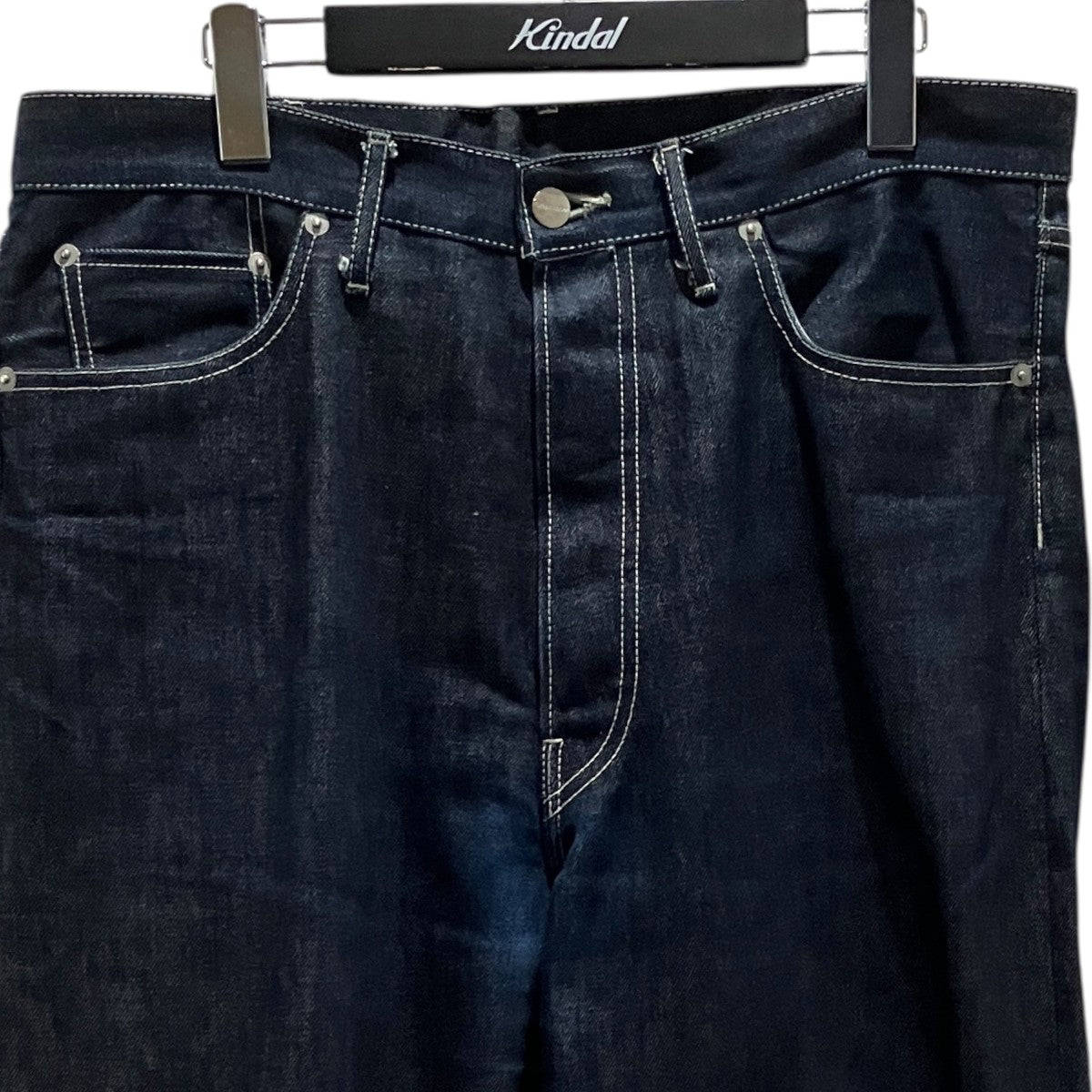 【Selvage Denim Five Pocket Wide Straight Pants】デニムパンツGM223-40020RB