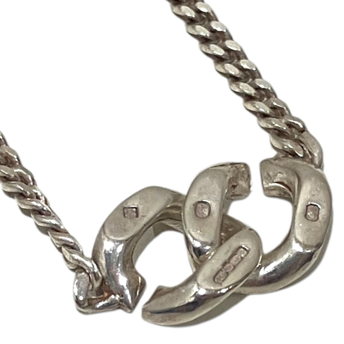 【Chain w／Curb Clasp】シルバーネックレスB04004-925