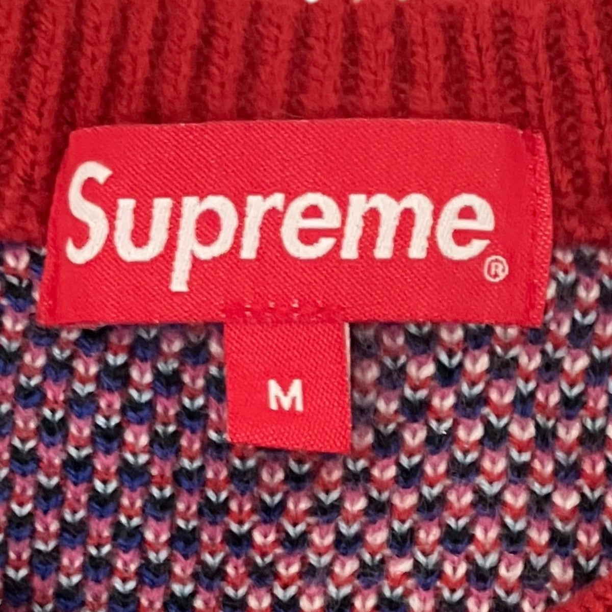 Supreme 21SS【Digital Flag Sweater】総柄ニット 古着・中古-6枚目のアイテム画像