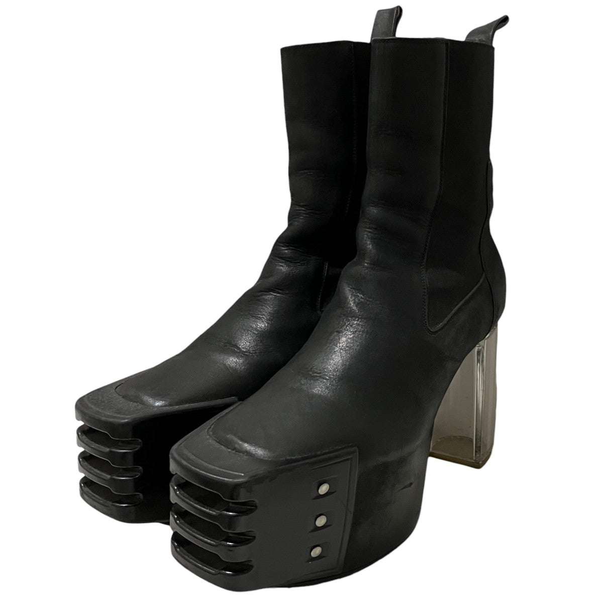 【Platformskiss Grill Kiss Boots】ブロックヒールブーツRU02C7825