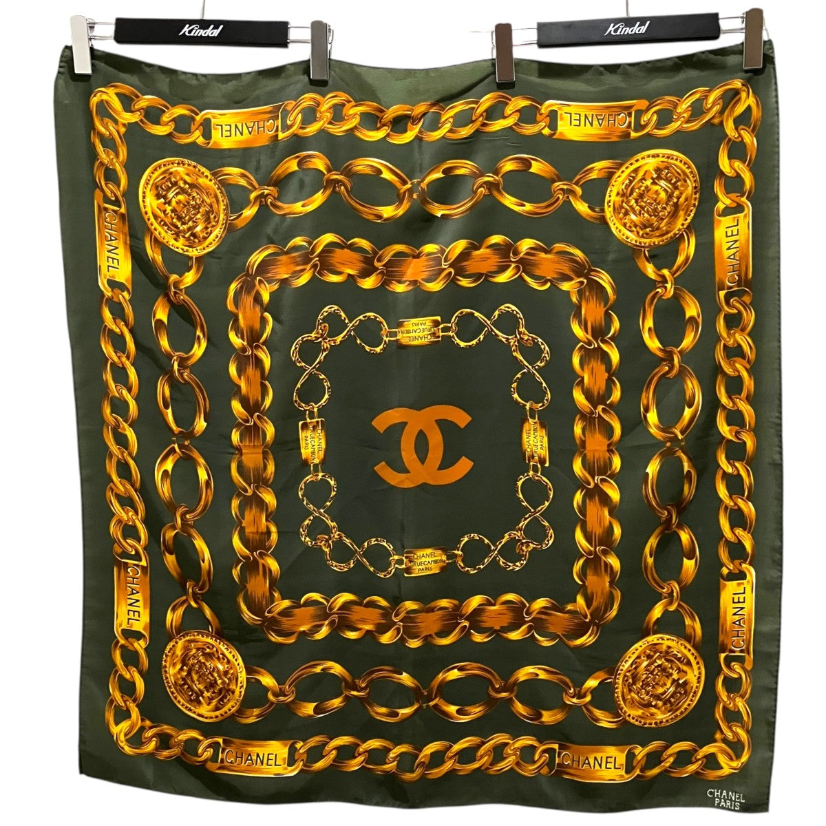 CHANEL シルクスカーフ 古着・中古-1枚目のアイテム画像