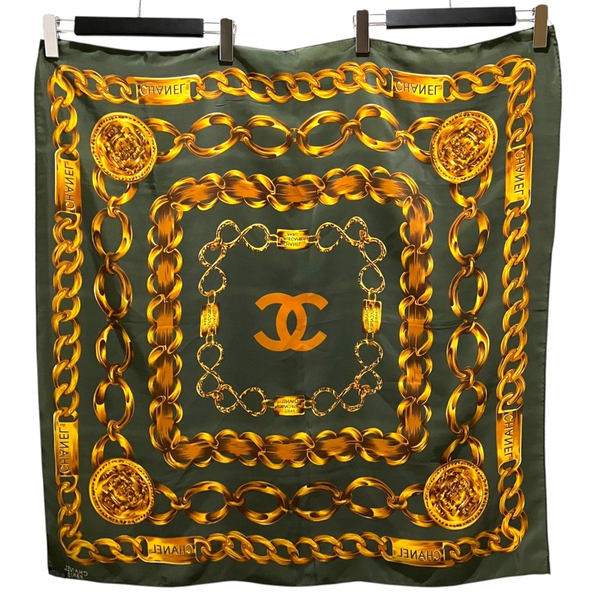 CHANEL シルクスカーフ 古着・中古-2枚目のアイテム画像