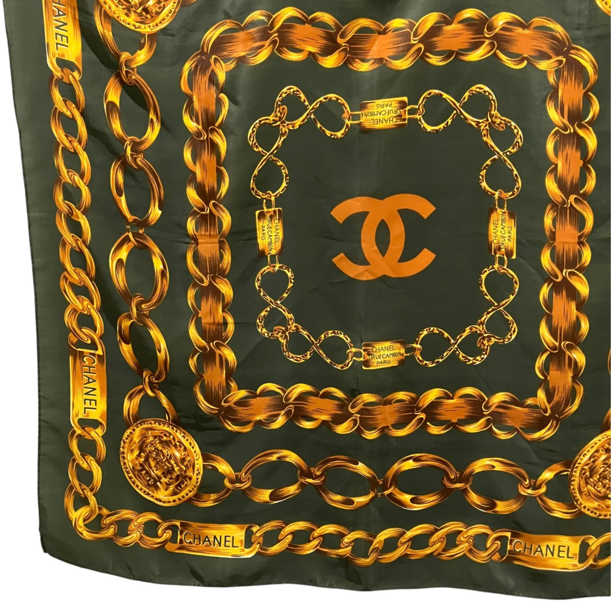 CHANEL シルクスカーフ 古着・中古-4枚目のアイテム画像
