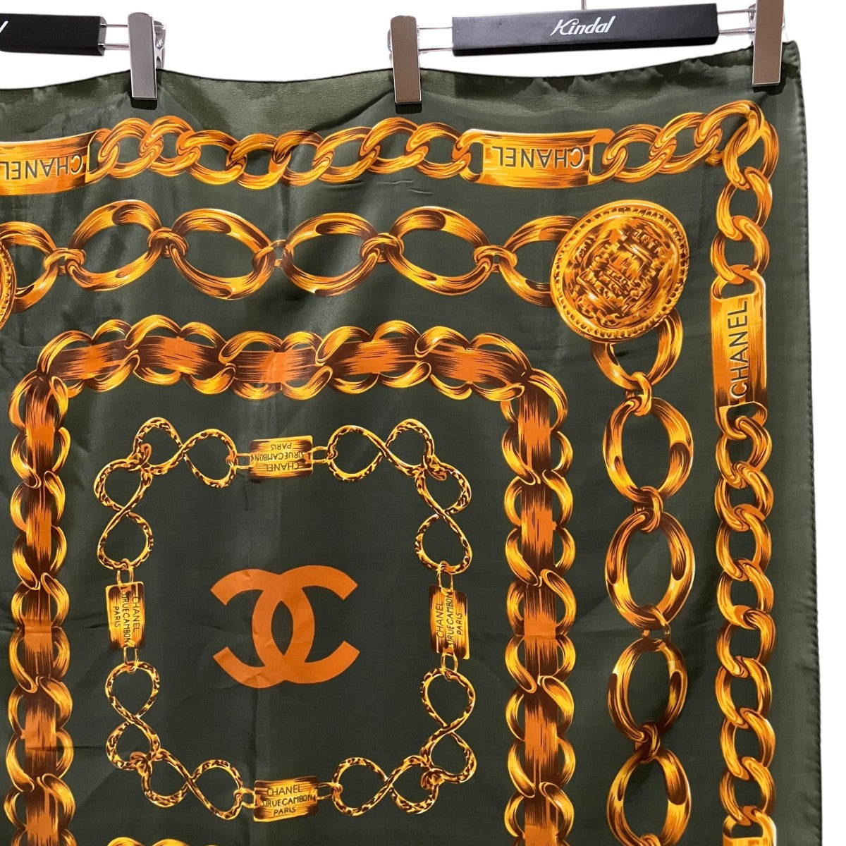 CHANEL シルクスカーフ 古着・中古-5枚目のアイテム画像