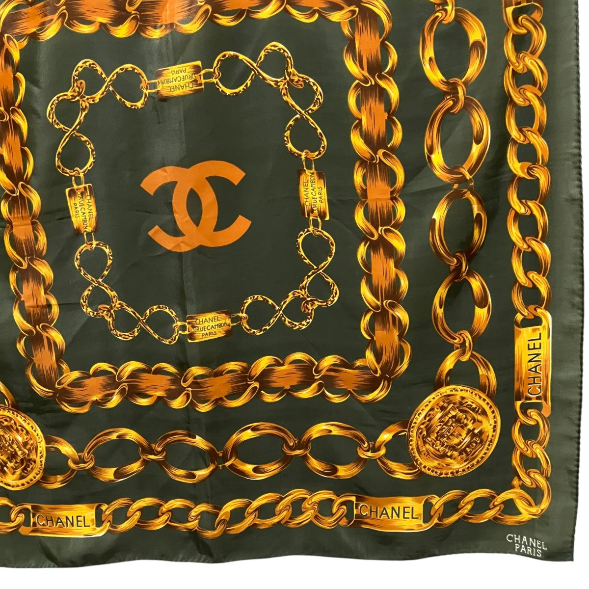 CHANEL シルクスカーフ 古着・中古-6枚目のアイテム画像