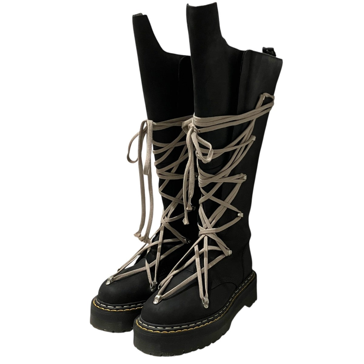 【1B60 PENTALACE QUAD RICK OWENS BOOT】レースアップブーツAF500 KV05A