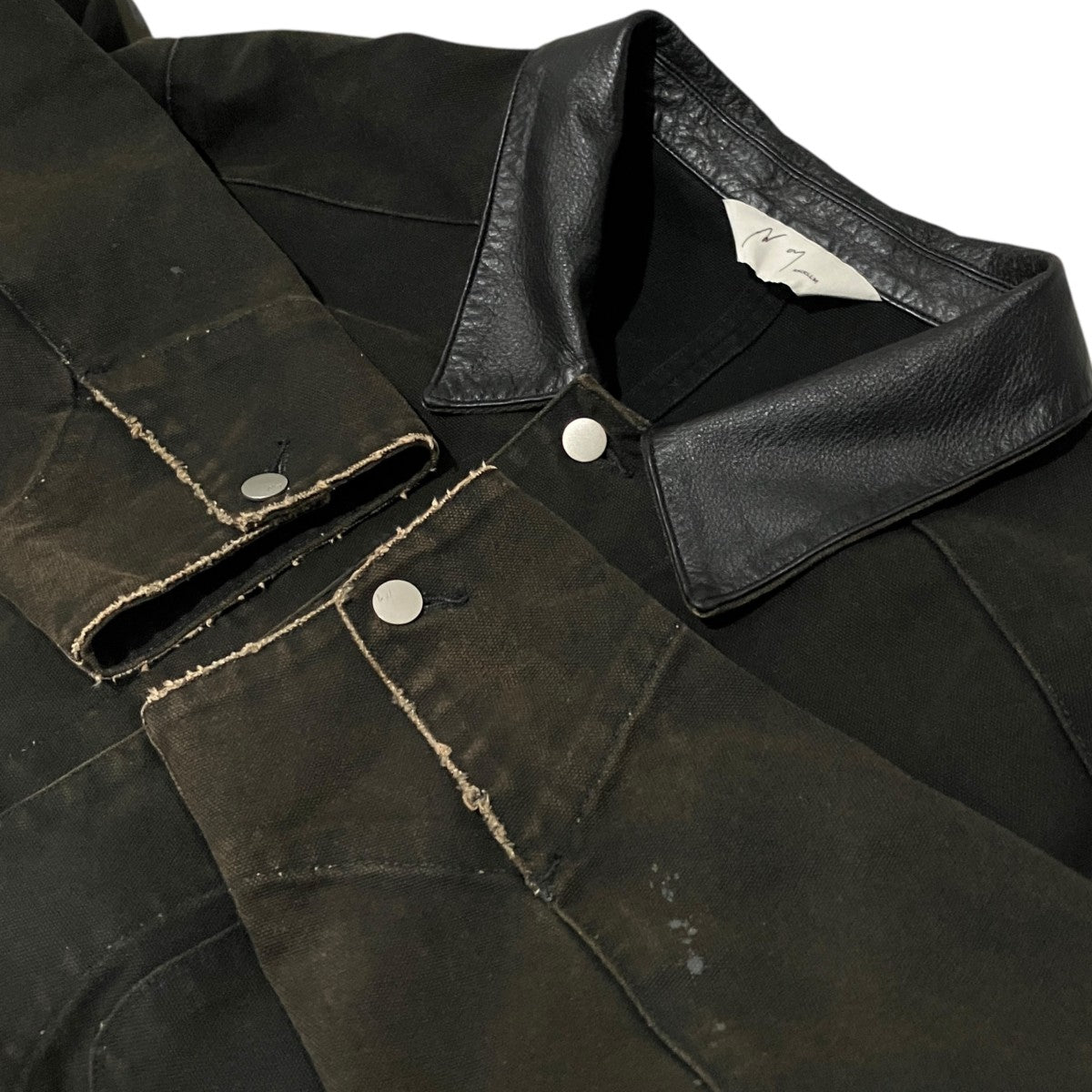 ANCELLM(アンセルム) 【WISM別注 DUCK COVERALL JACKET】ダメージ加工