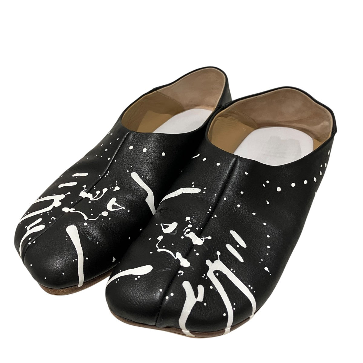 【ANATOMIC BALLET FLATS】ペイント加工バブーシュ