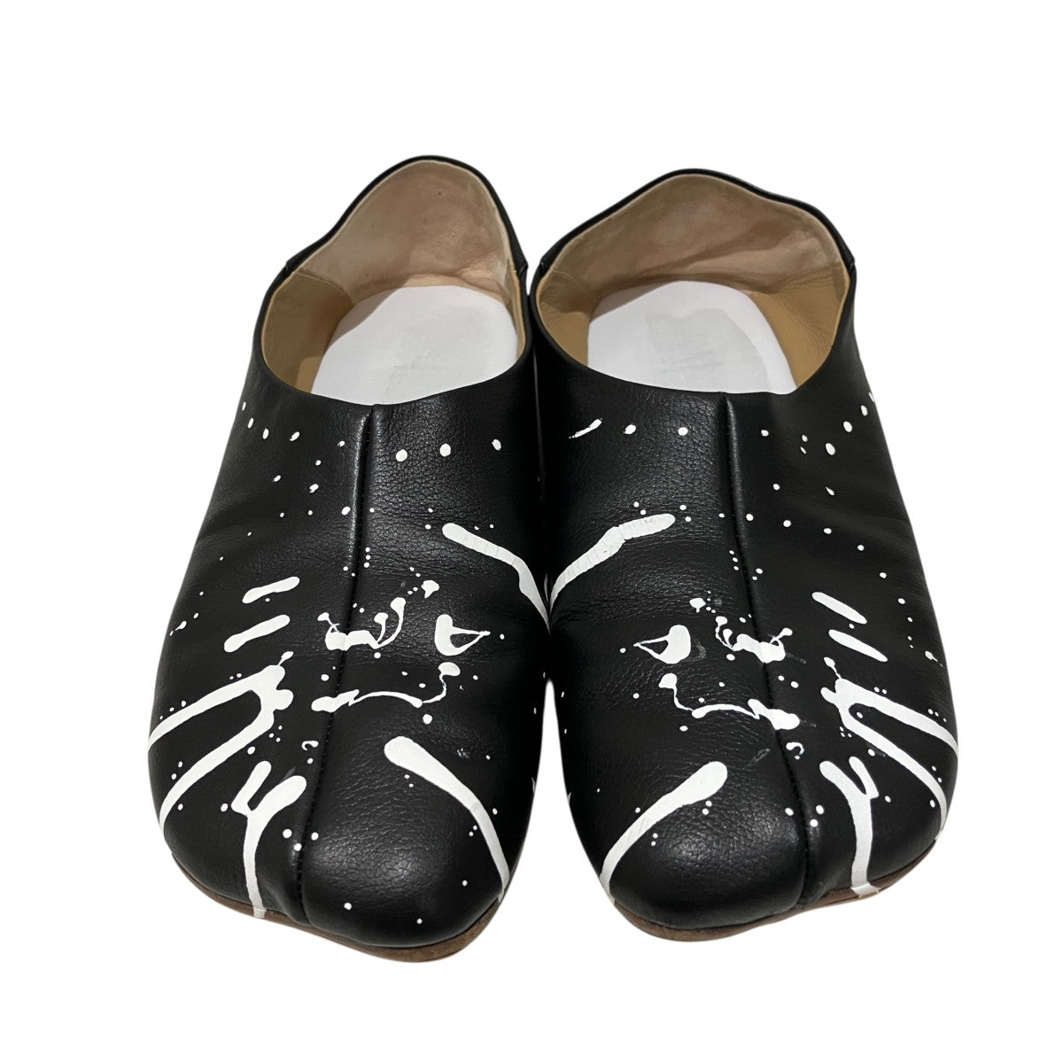 【ANATOMIC BALLET FLATS】ペイント加工バブーシュ