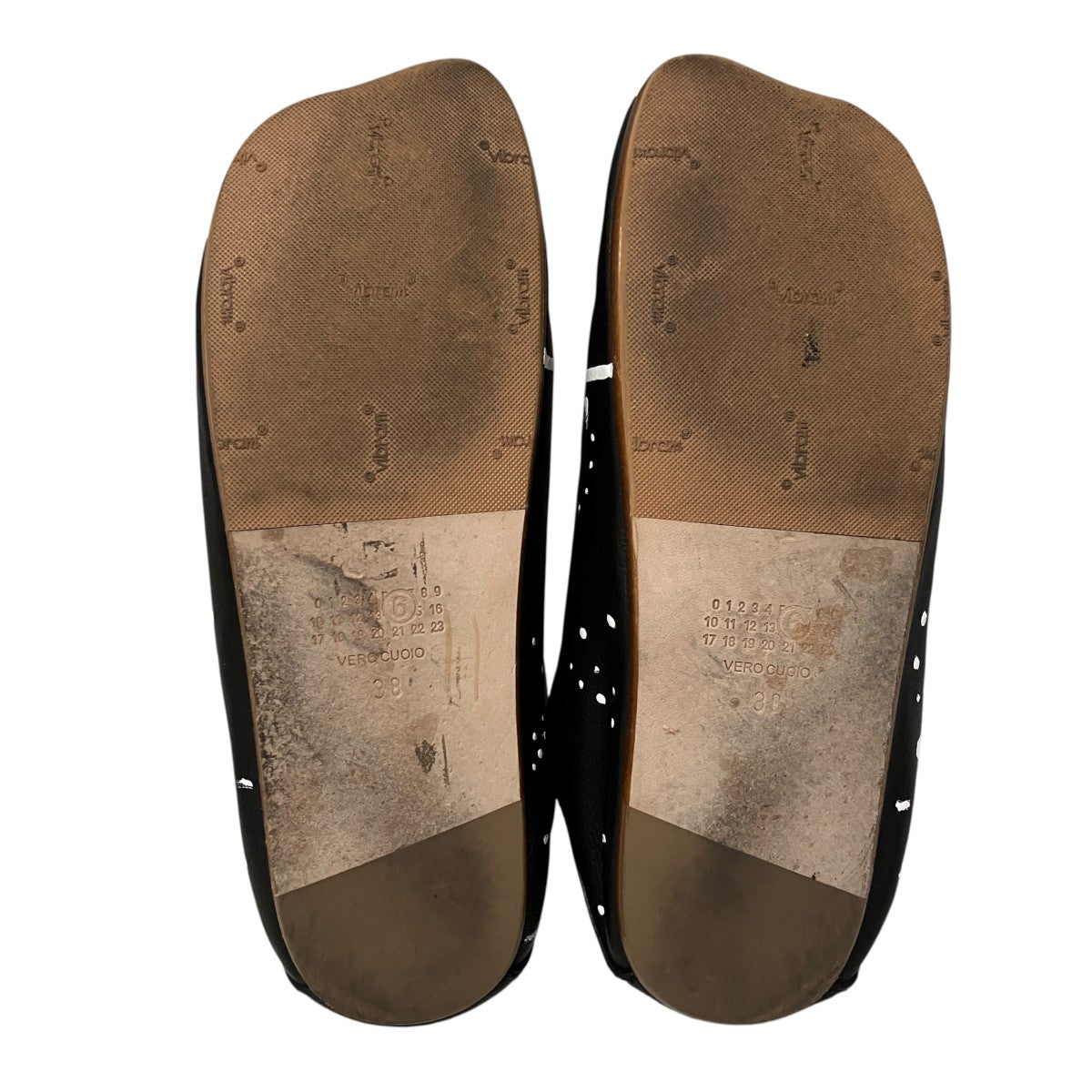 【ANATOMIC BALLET FLATS】ペイント加工バブーシュ