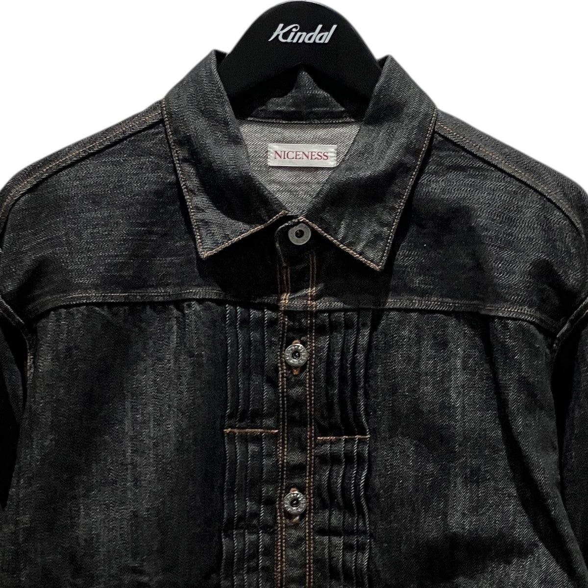 NICENESS(ナイスネス) 26SS【Pleated Tracker Jacket】デニム