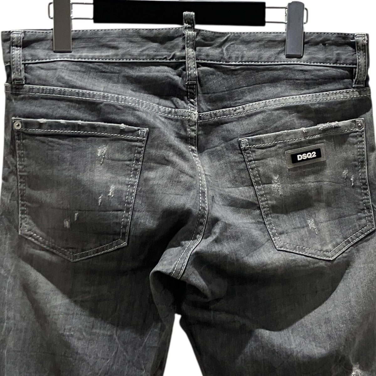 【RELAX LONG CROTCH JEANS】ユーズド加工ジーンズS74LB0866