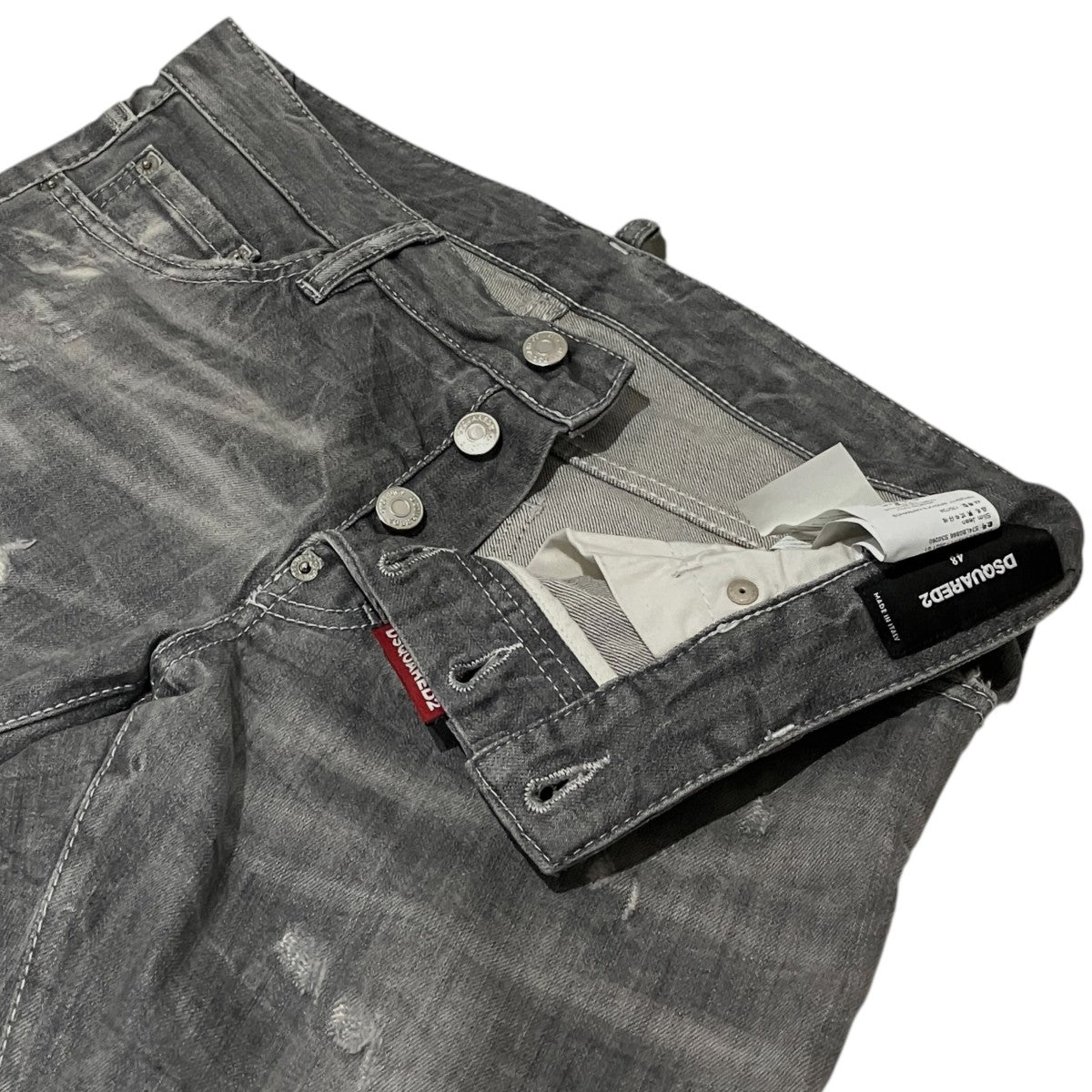 【RELAX LONG CROTCH JEANS】ユーズド加工ジーンズS74LB0866