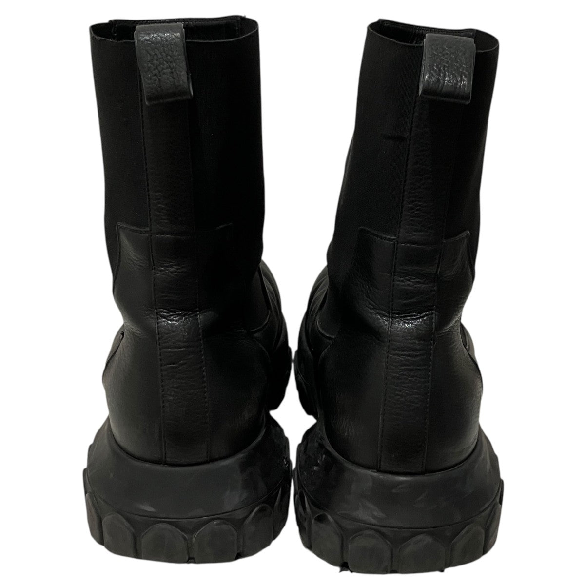 リックオウエンス サイハイブーツ 黒 RICK OWENS(リックオウエンス) サイドゴアブーツ02A5881 02A5881