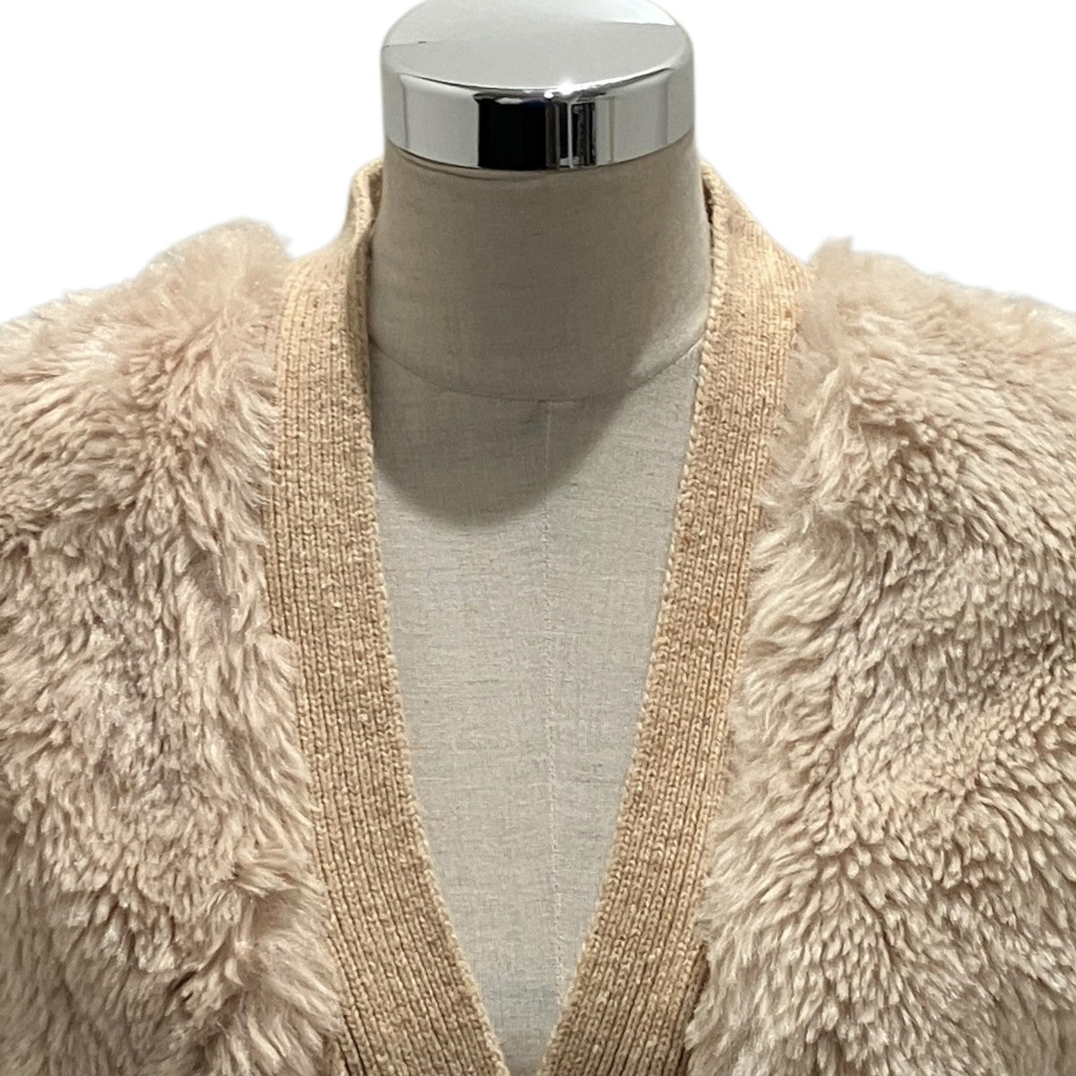 STELLA McCARTNEY ファー切替カーディガン601796 古着・中古-4枚目のアイテム画像