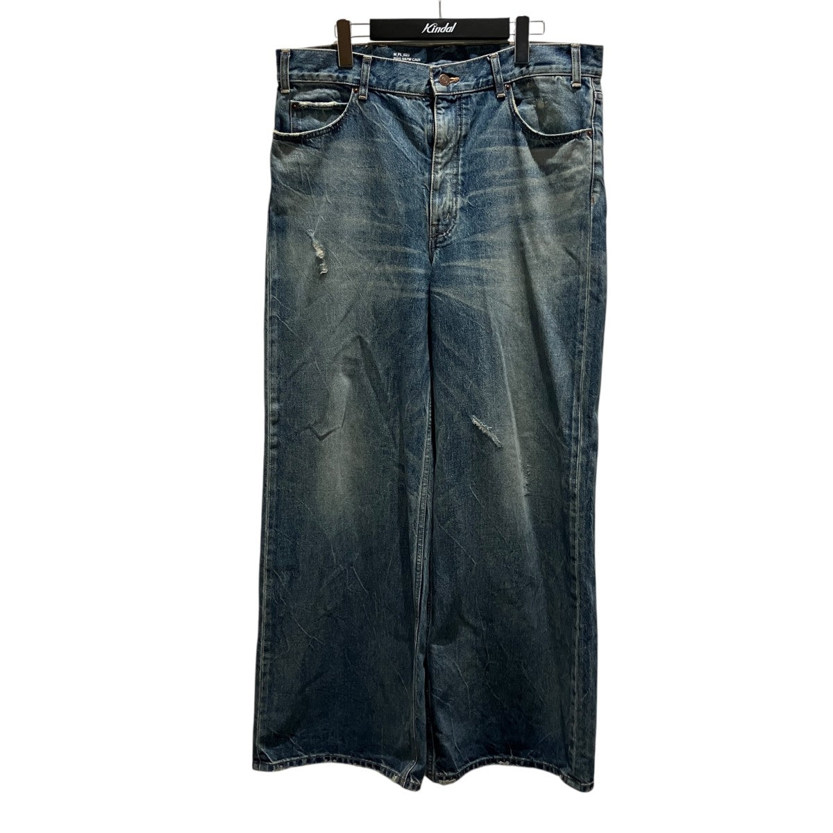 ダメージ加工デニムパンツP015 967W CAU1