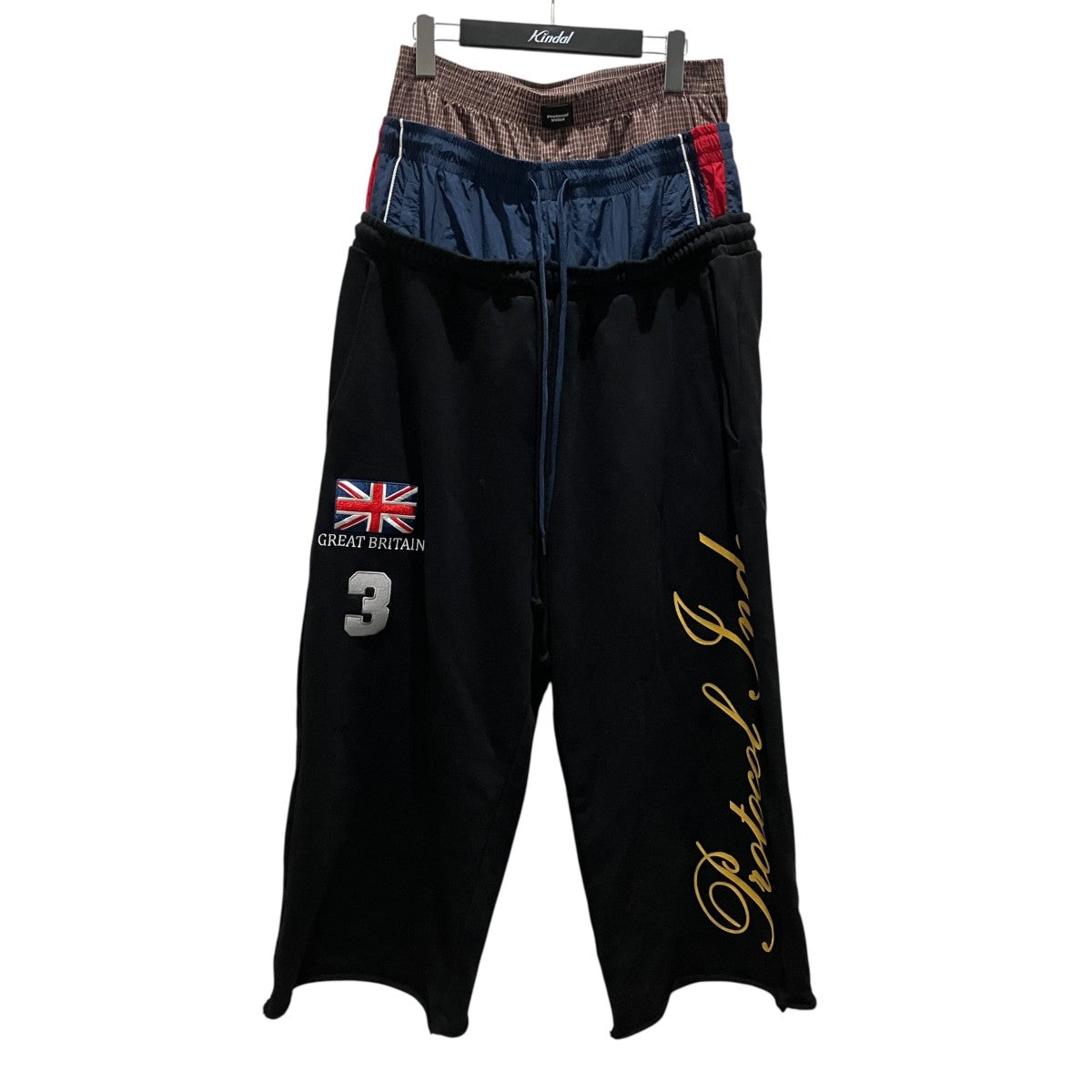 【3 LAYERED SWEAT PANTS】レイヤードパンツ