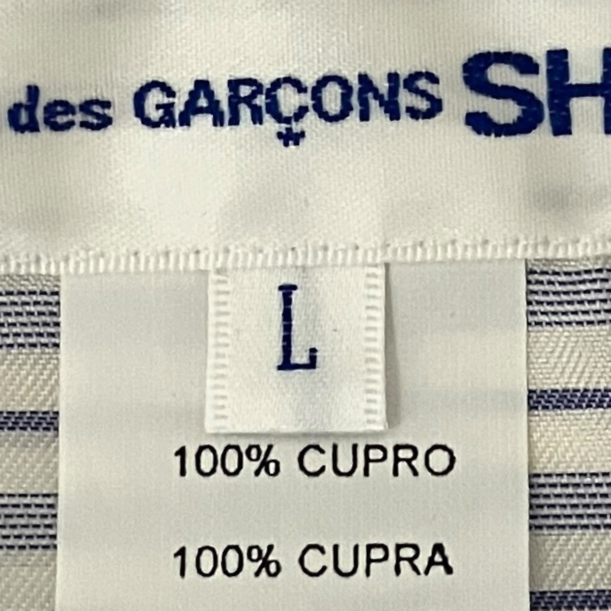 COMME des GARCONS SHIRT 長袖シャツFZ-B142 古着・中古-6枚目のアイテム画像