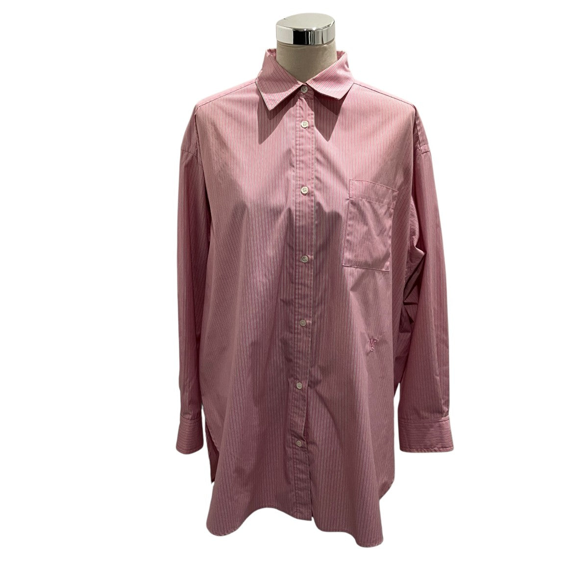 Over Size Color Shirtストライプシャツ21232315203
