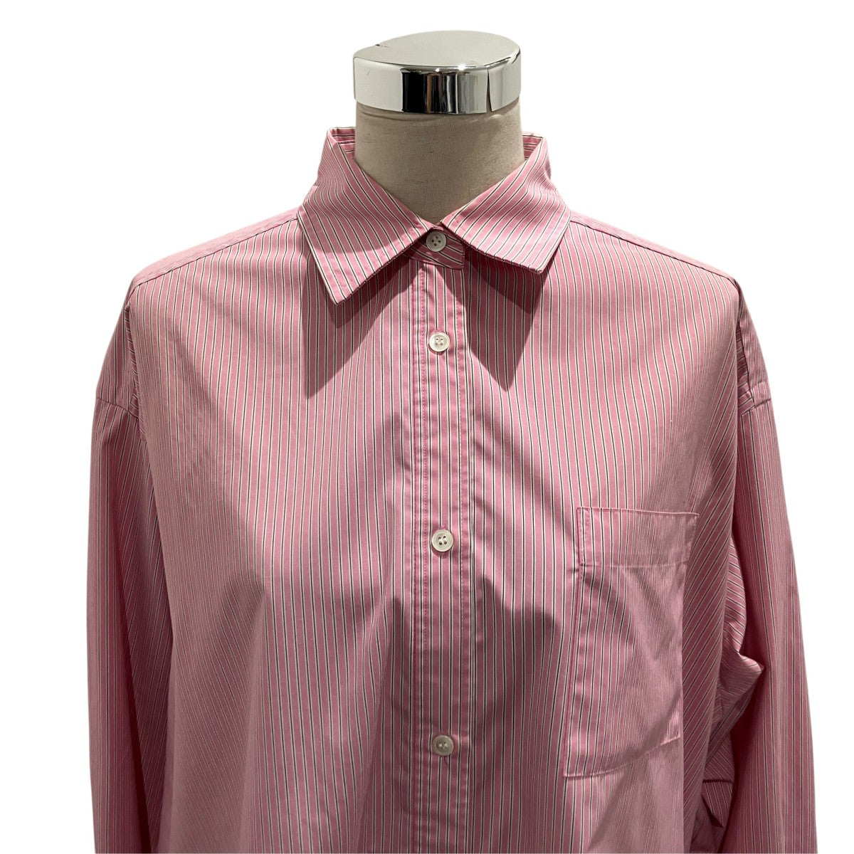 Over Size Color Shirtストライプシャツ21232315203