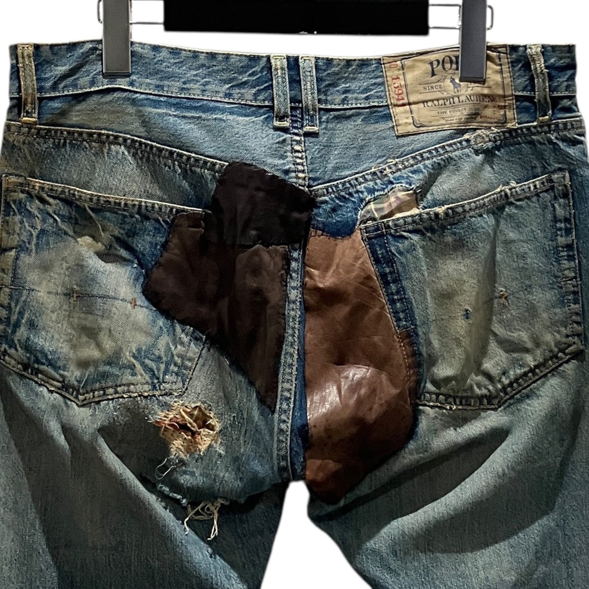 ダメージ加工デニムパンツR77SH41