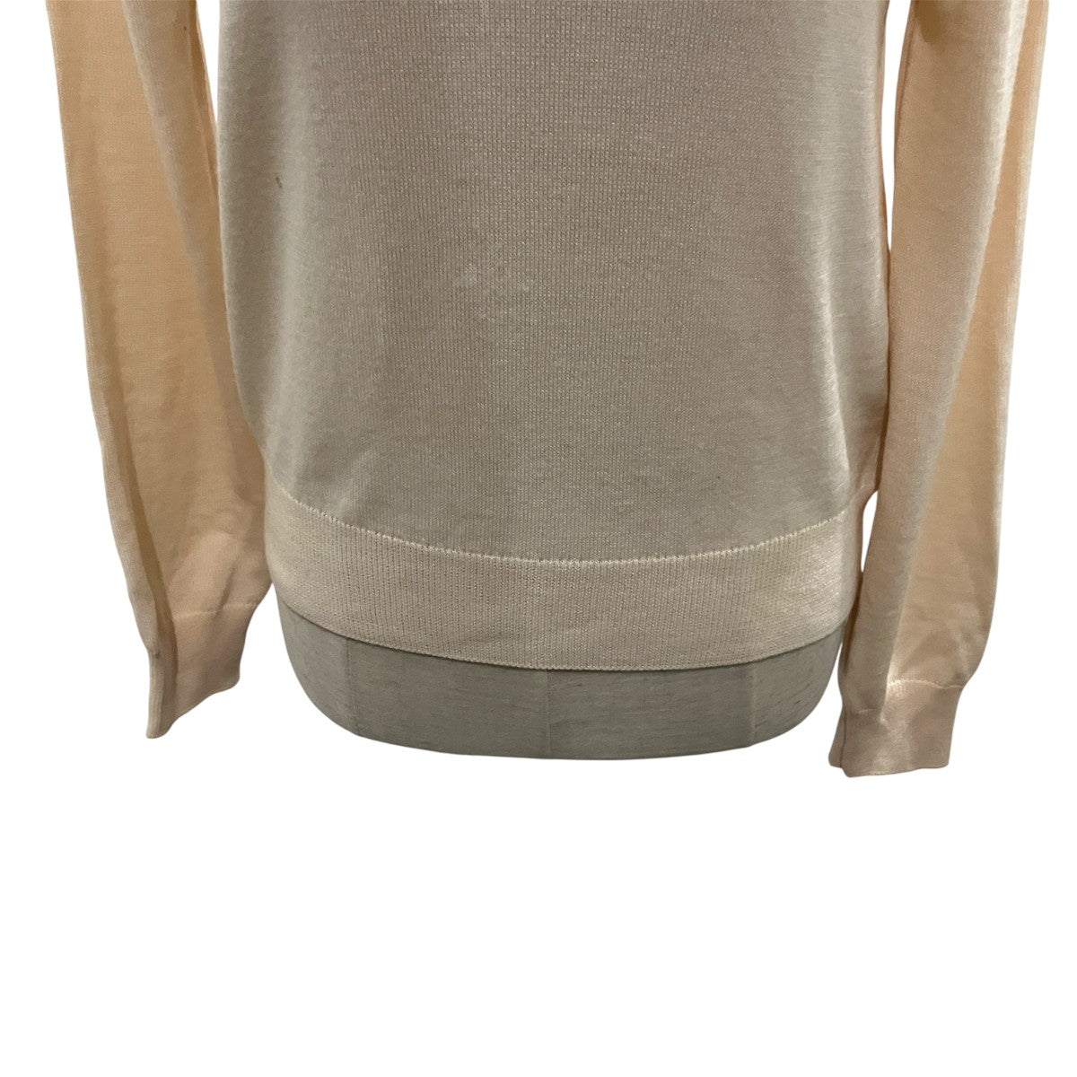 MAISON KITSUNE ベビーフォックスパッチレギュラーセーター薄手ニットPW00801KT1181 古着・中古-4枚目のアイテム画像