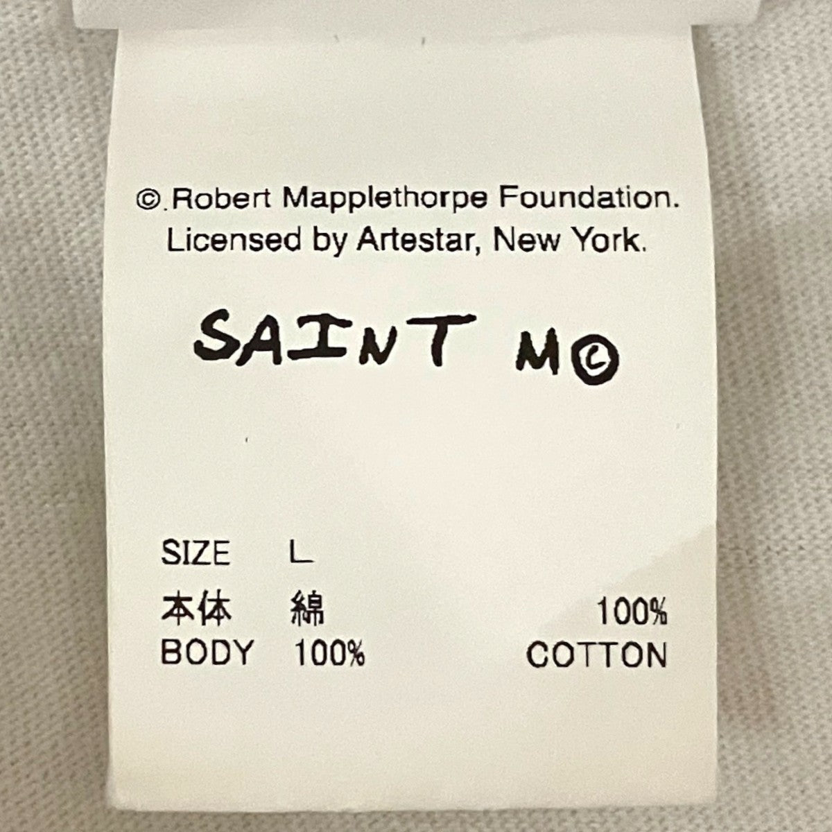 25SS【Robert Mapplethorpe】プリントTシャツSM-HR8-0000-C20