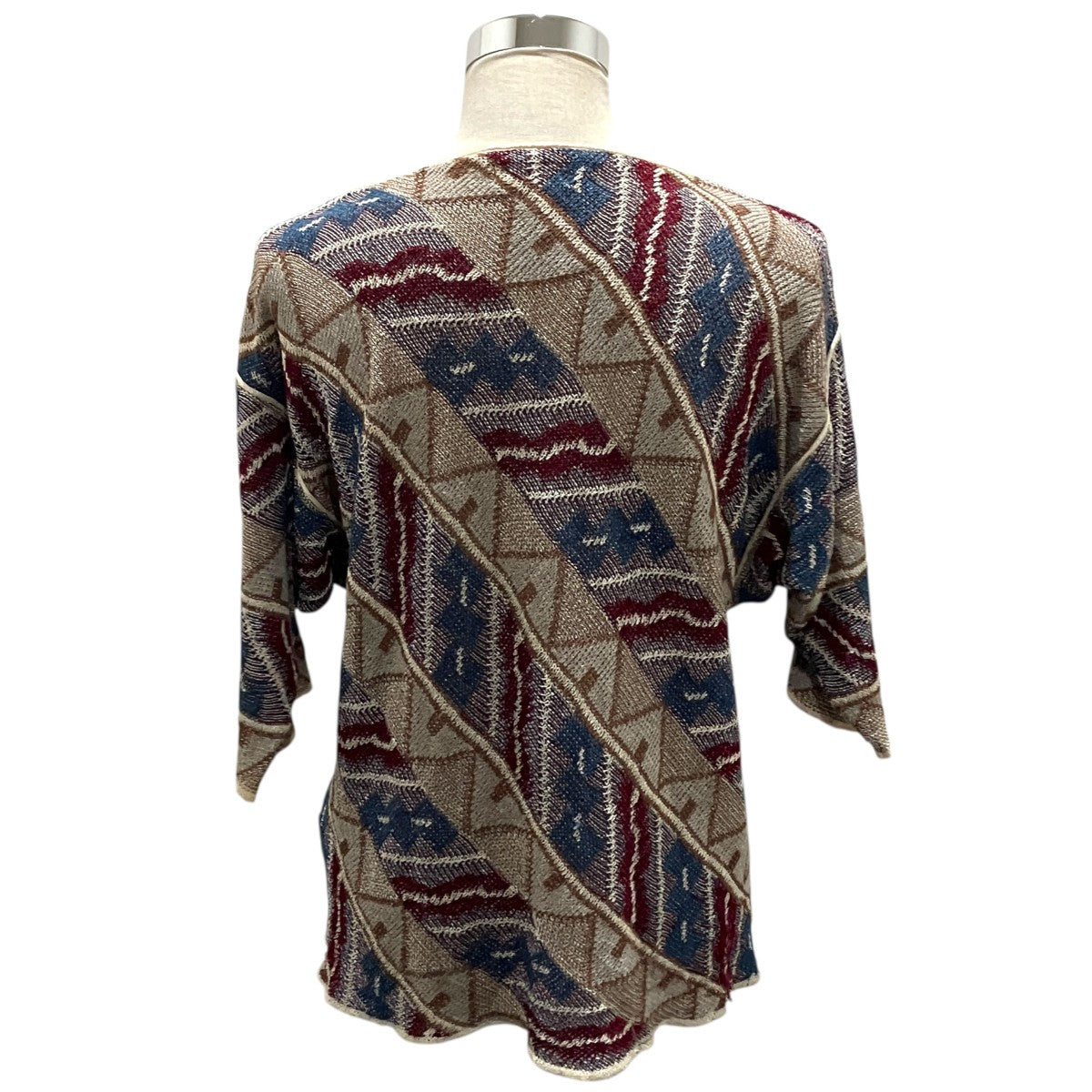 ISSEY MIYAKE 70sALL STYLEタグ マルチテキスタイルニットD-HG1904 古着・中古-3枚目のアイテム画像