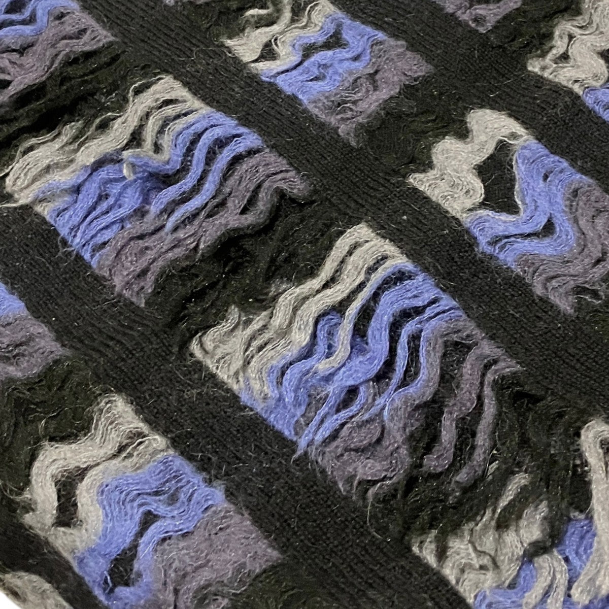 ISSEY MIYAKE 80sウールマフラーLZ32904 古着・中古-6枚目のアイテム画像