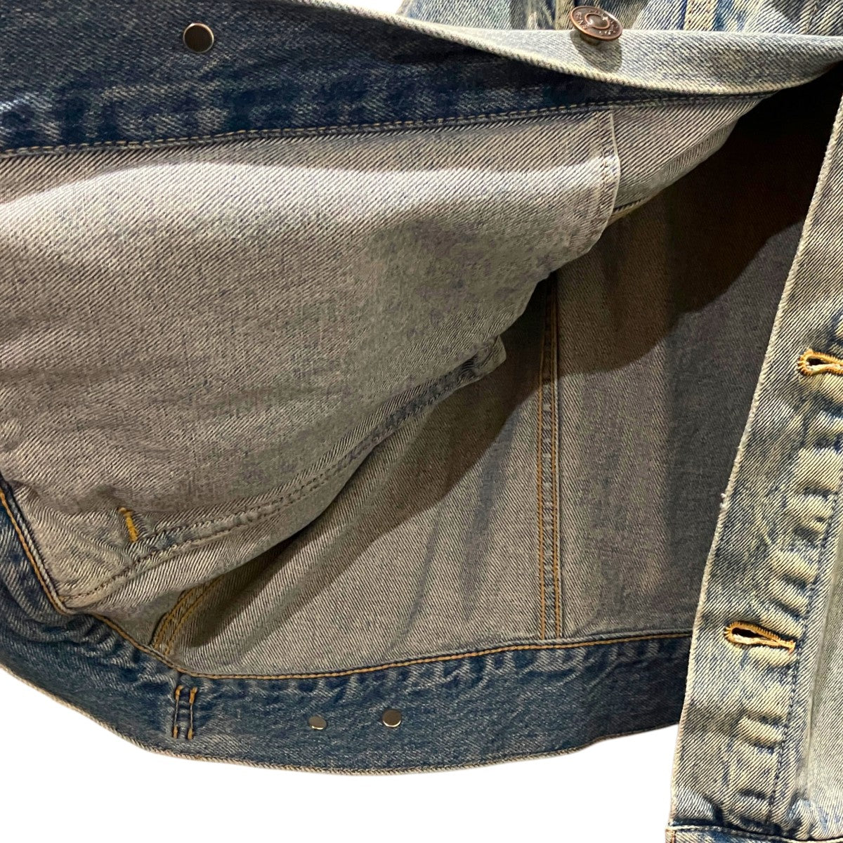 BALENCIAGA デニムジャケット671889 古着・中古-4枚目のアイテム画像