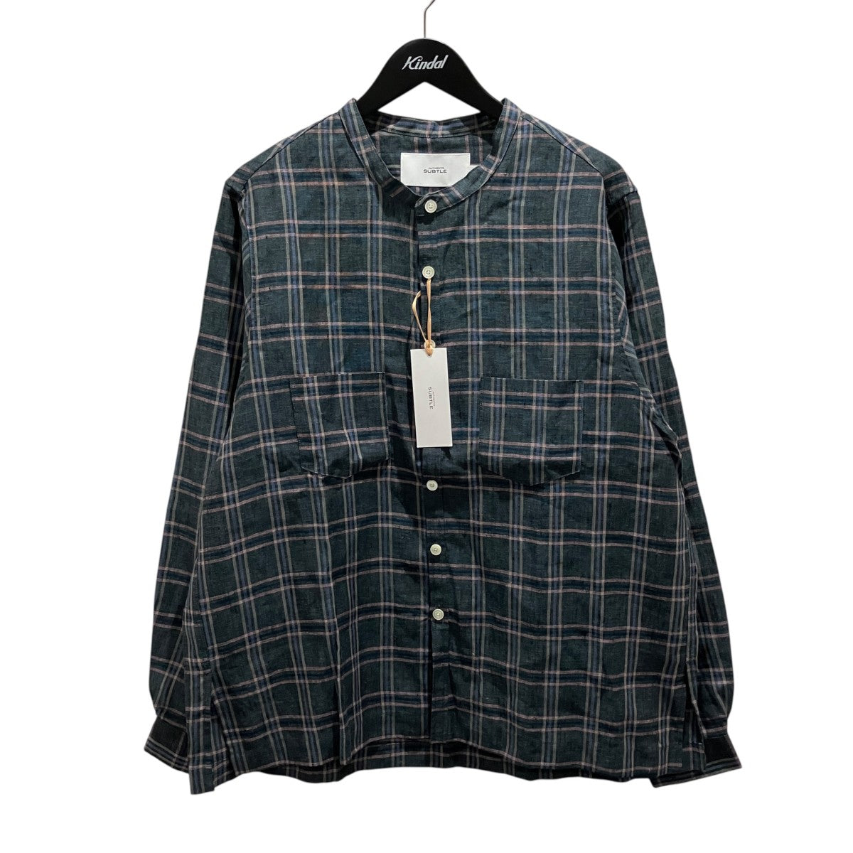 subtle ノーカラーシャツ06-6226-8125 古着・中古-1枚目のアイテム画像