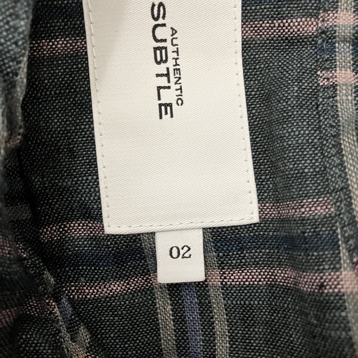 subtle ノーカラーシャツ06-6226-8125 古着・中古-6枚目のアイテム画像
